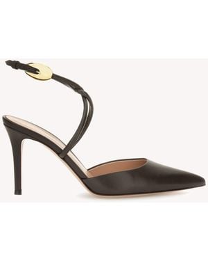 Gianvito Rossi Jungle Mamba Sling, Pumps - Natural