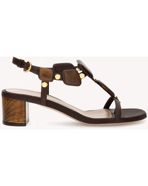Gianvito Rossi Munduk 45, Sandals And Mules - Natural