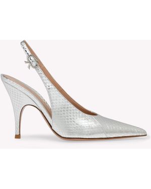 Gianvito Rossi Sofia Sling - White