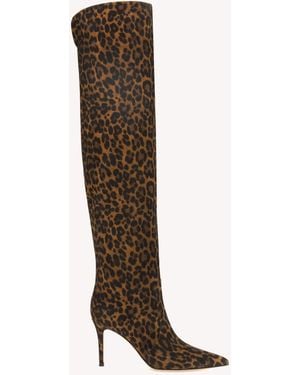 Gianvito Rossi Hansen Cuissard, Imprimé Léopard - Marron
