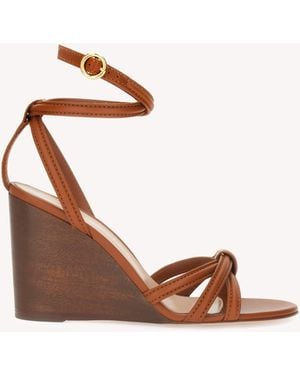 Gianvito Rossi Rabat Wedge - Rosa