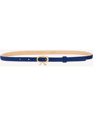 Gianvito Rossi Ribbon Belt - White