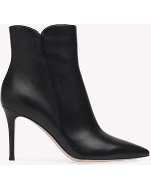 Gianvito Rossi Levy 85 Booties - Black