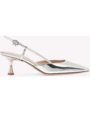 Gianvito Rossi Ascent 55, Court Shoes - White