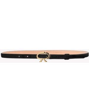Gianvito Rossi Ribbon Belt - White