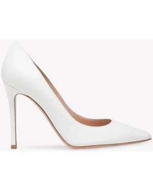 Gianvito Rossi Gianvito 105, Court Shoes, , Leather - White