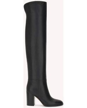 Gianvito Rossi Santiago Cuissard Boots - Black