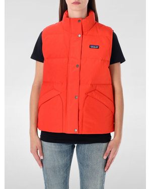 Patagonia Chaleco Downdrift Acolchado - Rojo