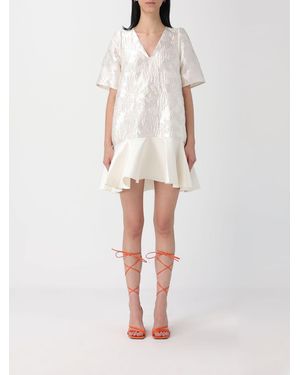 Ganni Robe Femme - Blanc