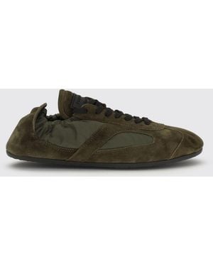 Proenza Schouler Soft Track Suede And Nylon Trainers - Green