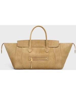 Celine Bolso De Viaje De Ante - Neutro
