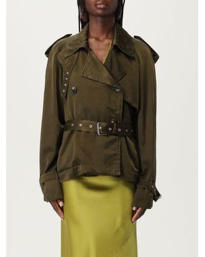 Dries Van Noten Mantel Damen - Grün