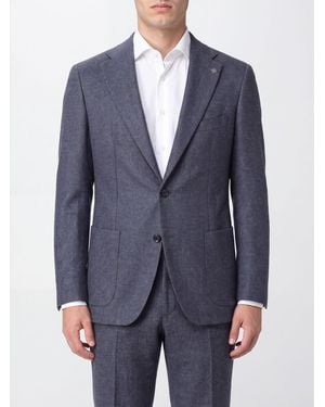 Tagliatore Single-Breasted Blazer - Blue