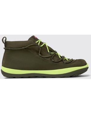 Camper Peu Pista Gm Gore-Tex And Nubuck Trainers - Green