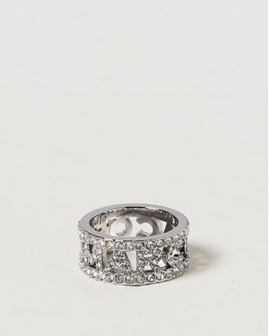 Marc Jacobs Anello The Monogram - Bianco