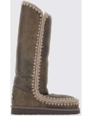 Mou Knee-High Eskimo Boots - Brown