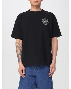 Tシャツ・カットソー DROLE DE MONSIEUR FW25 COTTON T-SHIRT (TS259 CO134BLACK) Drole de Monsieur T-shirts for Men | Online Sale up to 53