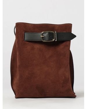 Paul Smith Bucket Bag Aus Kalbsveloursleder Mit Verstellbarem Schultergurt - Braun
