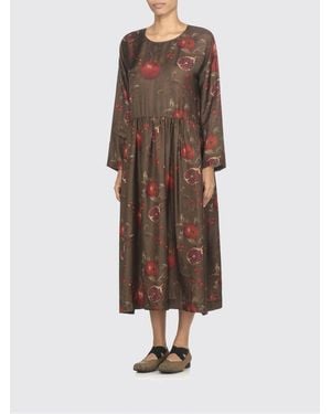 Uma Wang Vestido Mujer - Marrón