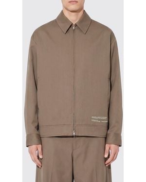 Golden Goose Wool And Cotton Shirt Jacket - Brown