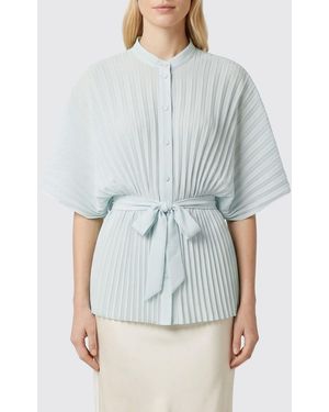 Twinset Pleated Crêpe Shirt - Blue