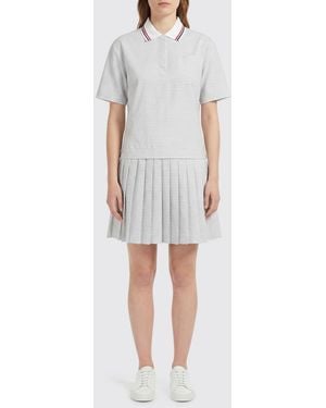 Thom Browne Cotton Polo Dress - White