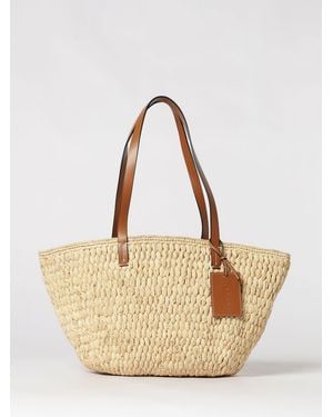 Manebí Bolso De Rafia De Ganchillo - Neutro