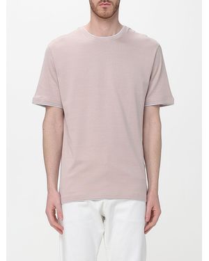 Eleventy Basic Cotton T-Shirt - Pink