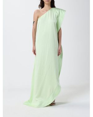Stella McCartney Satin Elegant Dress - Green