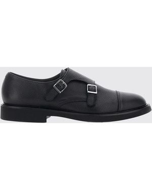 Doucal's Double Buckle Monk Strap Shoes - White