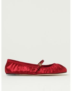 バレエシューズ Dolce & Gabbana BALLERINE SHOES (CB0257AD137 8B956) BLACK Dolce & Gabbana LEATHER BALLET FLATS (CB0257AD137