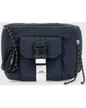 A.P.C. Trek Shoulder Bag - Blue