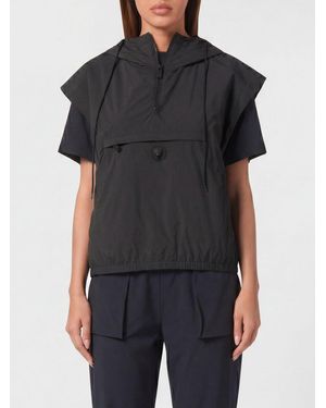 Philipp Plein Technical Vest With Hood - Black
