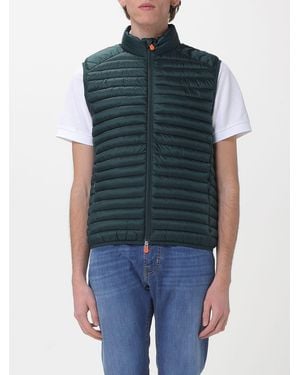 Save The Duck Padded Zip Puffer Jacket - Blue