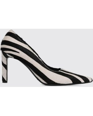 Liviana Conti Zebra Print Pony Hair Court Shoes With Stiletto Heel - Multicolour