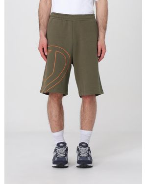 DIESEL Sweatshorts With Graphic Design - Green