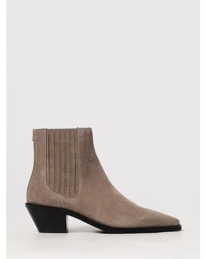 BOSS Niara Bootie Sued Texano - Marrone