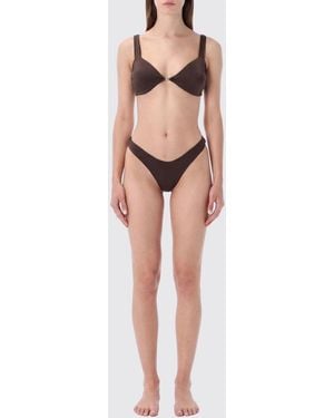 MATINEÉ Bikini De Triángulo Con Escote En V Y Braguita Brasileña - Neutro
