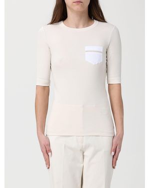 Fabiana Filippi Stretch Cotton T-Shirts - White