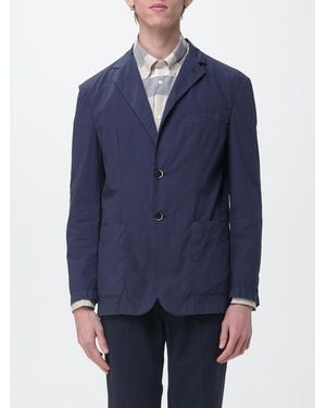 Barena Cotton Single Breasted Blazer - Blue