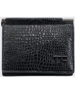 Tom Ford Cartera Hombre - Blanco