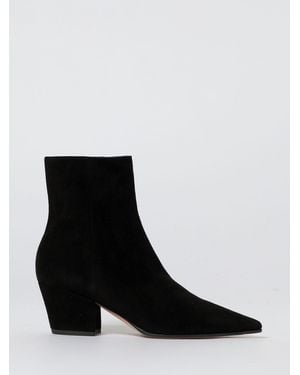 Gianvito Rossi Flat Ankle Boots - Black