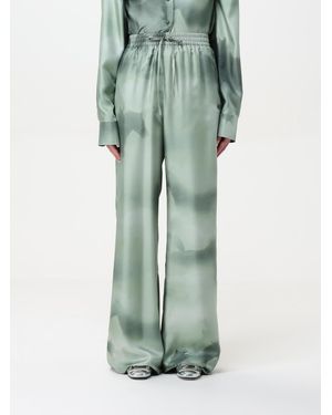 Stella McCartney Wide Leg Silk Pants - Green