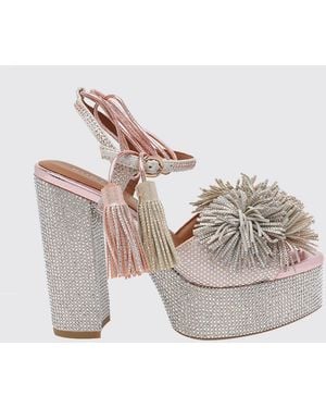 Kurt Geiger Pom Pom Platform Sandal - Multicolour