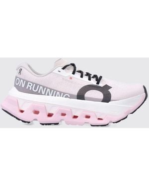 On Shoes Baskets Cloudmonster 3 Hyper En Mesh Recyclé Avec Amorti - Blanc