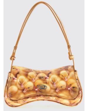 DIESEL Schultertasche Damen - Mettallic