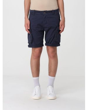 Alpha Industries Short Cargo En Coton - Bleu