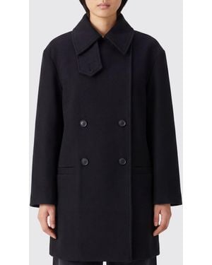 TOTEME Knee-Length Double-Breasted Coat - Blue