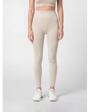 Philipp Plein Technical Stretch Fabric Leggings - Natural