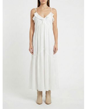 Isabel Marant Cotton Blend Dress - White